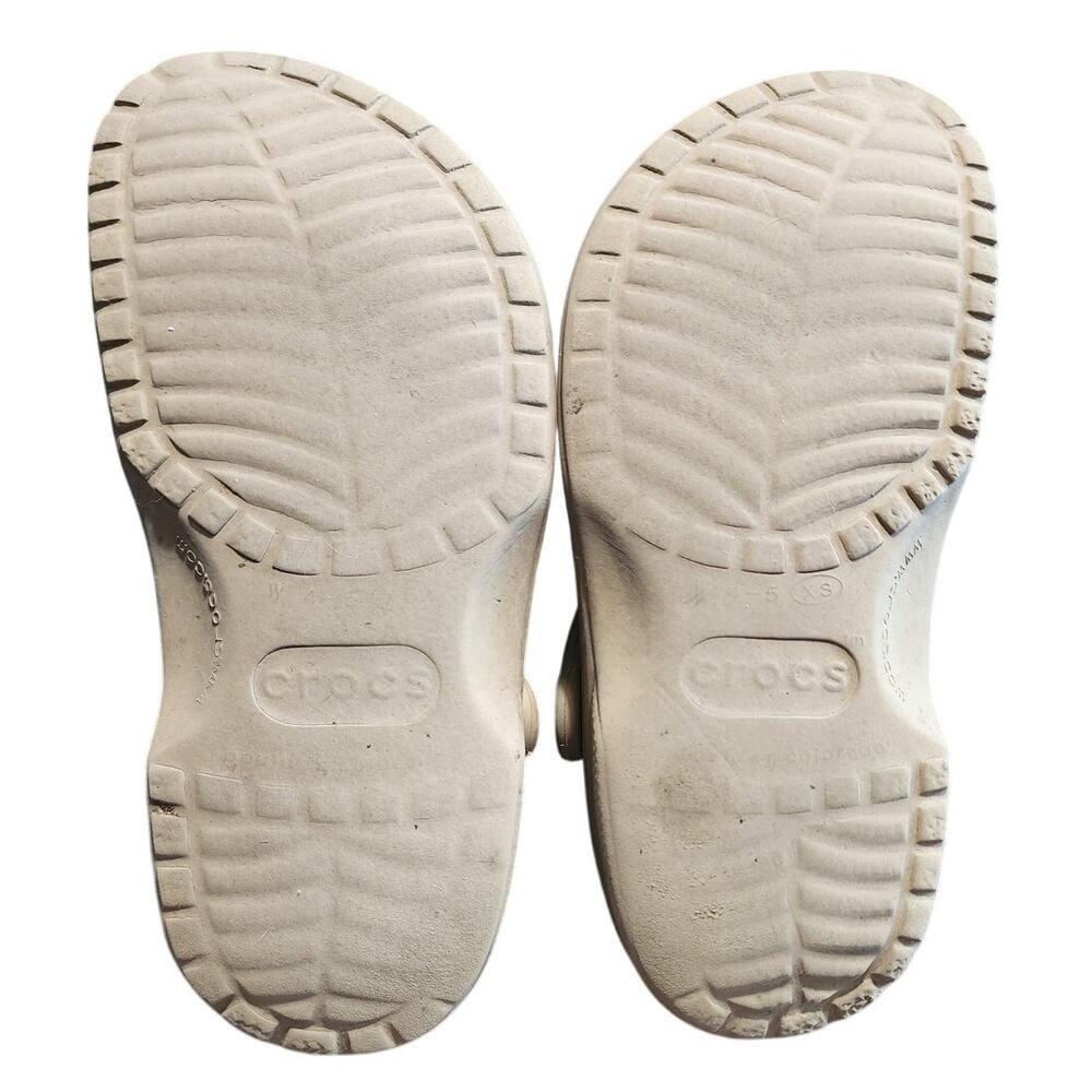 Crocs Light Brown Slip On Unisex Clog Sandals Size Youth 4-5 XS - Picture 5 of 6